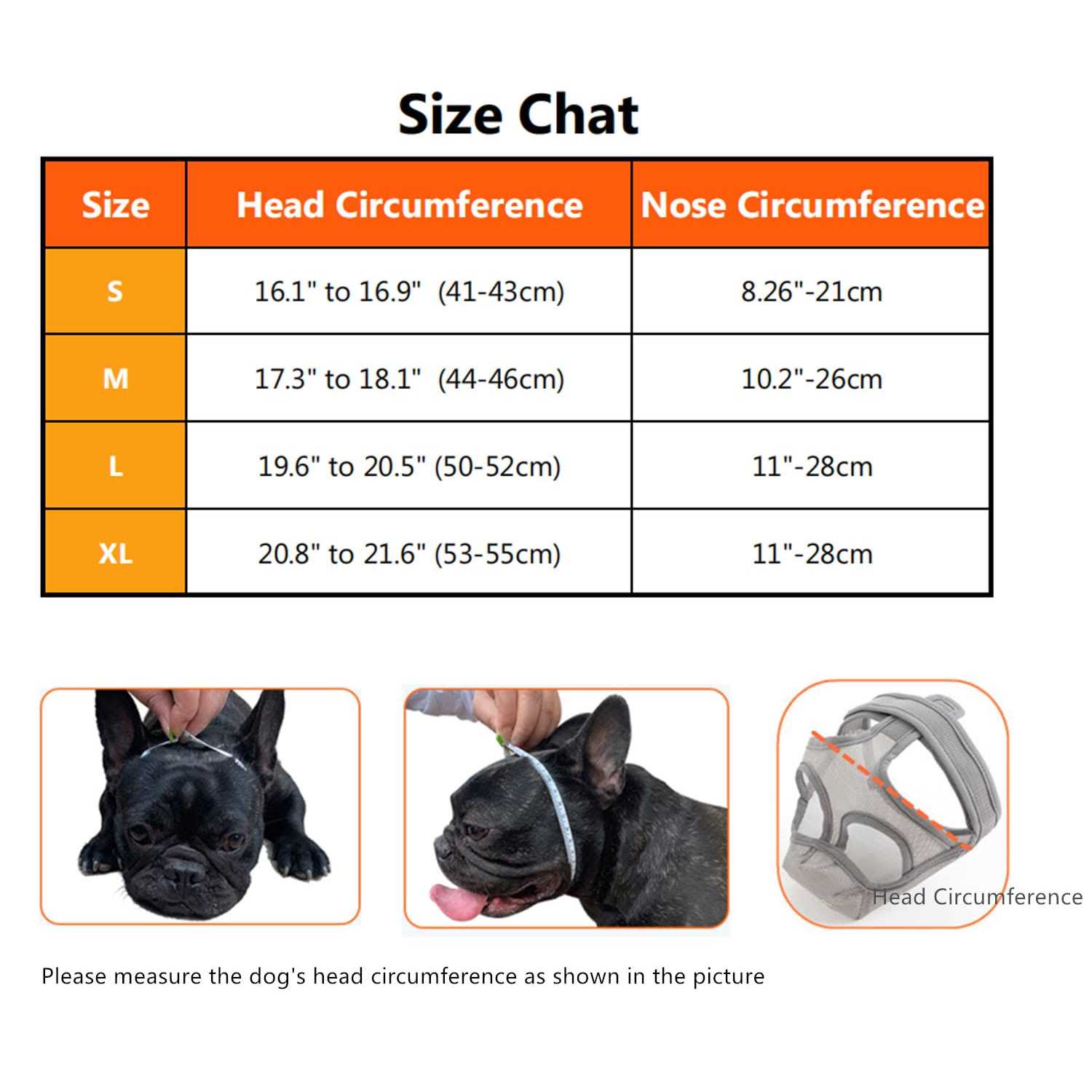 CILKUS Short Snout Dog Muzzles Bulldog Muzzle Adjustable Breathable Mesh Dog Muzzle Can Stick Out Tongue and Drink Water Anti-Biting and Training - Pet Supplies online store
