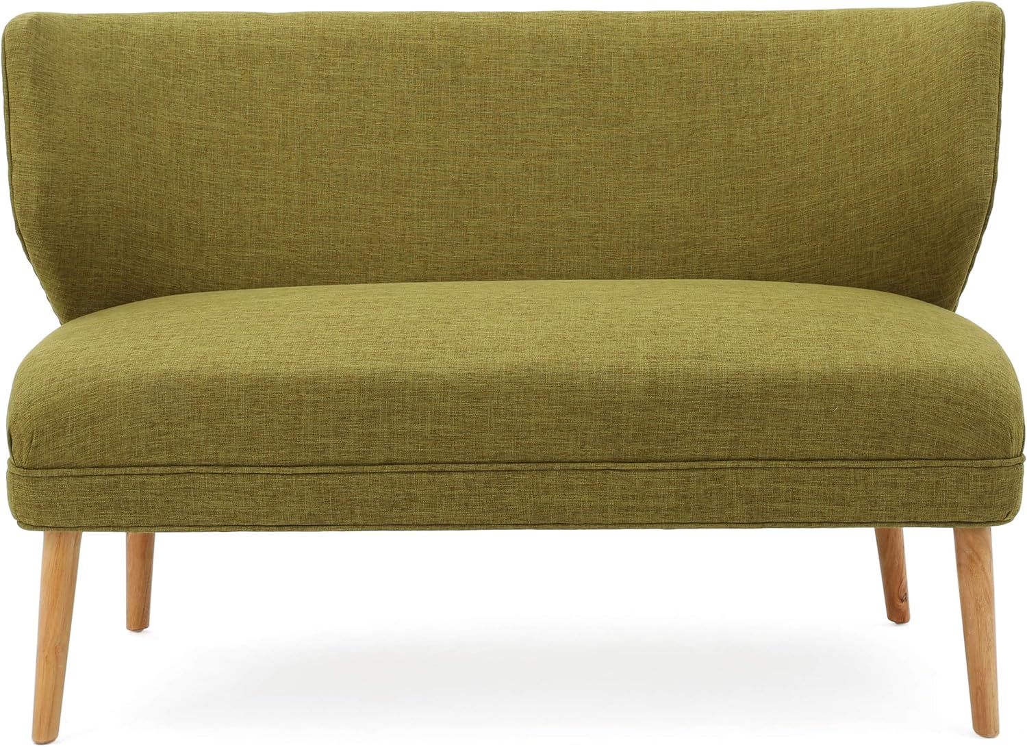 Christopher Knight Home Desdemona Mid-Century Fabric Loveseat, Green