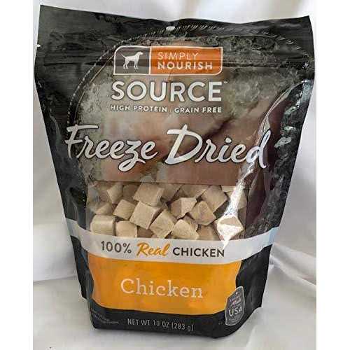 Simply Nourish Freeze Dried 100% Real Chicken Dog Treats 10 Ounce Bag - Pet Supplies online store