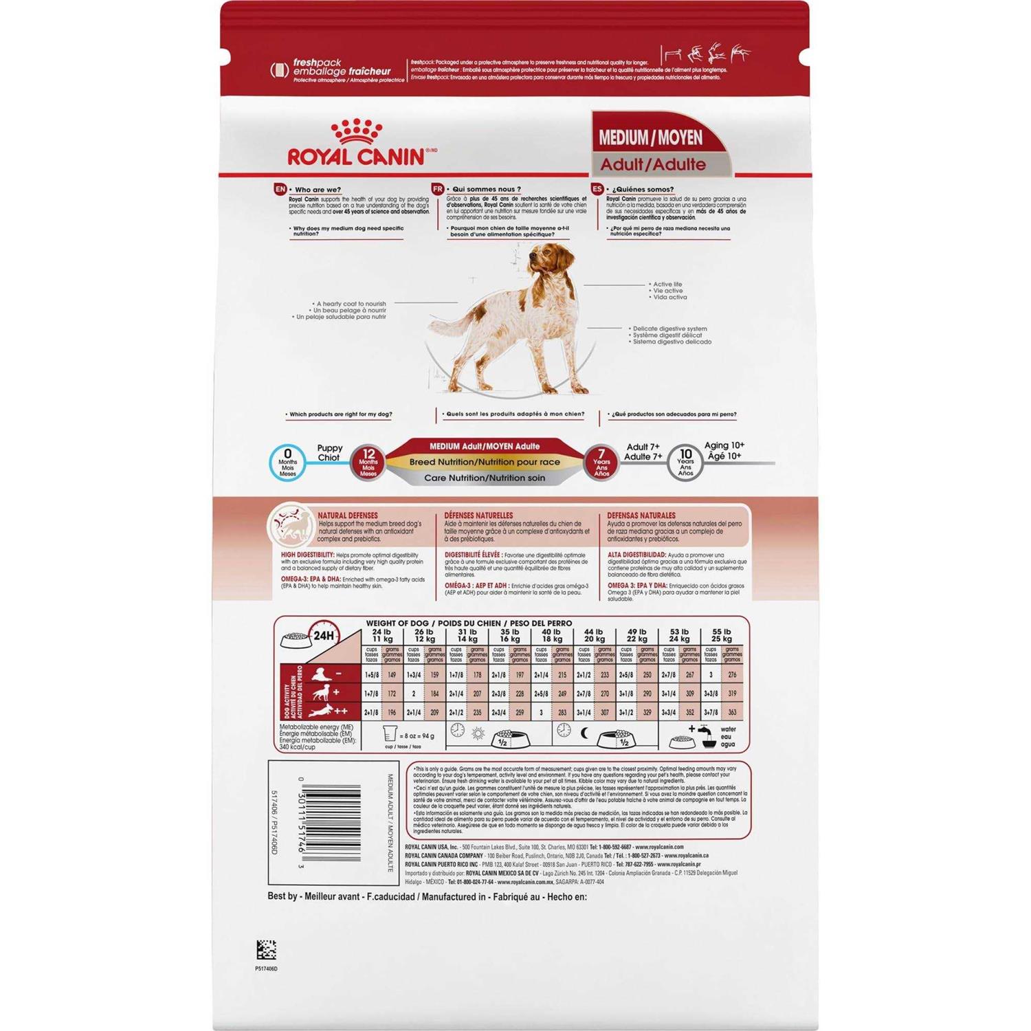 Royal Canin Medium Adult Dry Dog Food - Pet Supplies online store