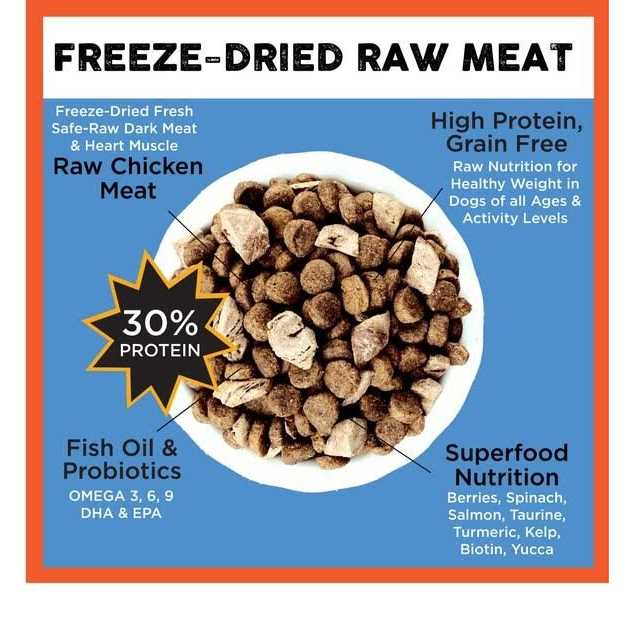 Nature's Diet Raw Mix Kibble Chicken Liver Inclusions Freeze Dried-Dog Food - Pet Supplies online store