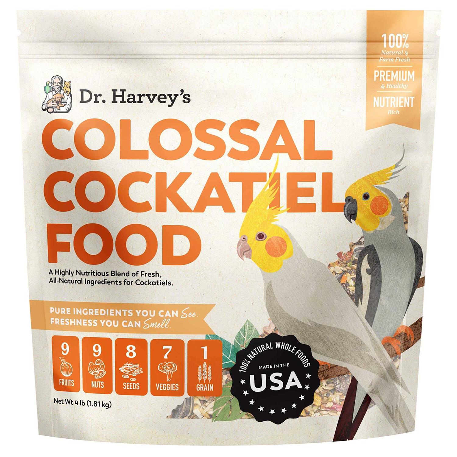 Dr. Harvey's Colossal Cockatiel Blend - Pet Supplies online store