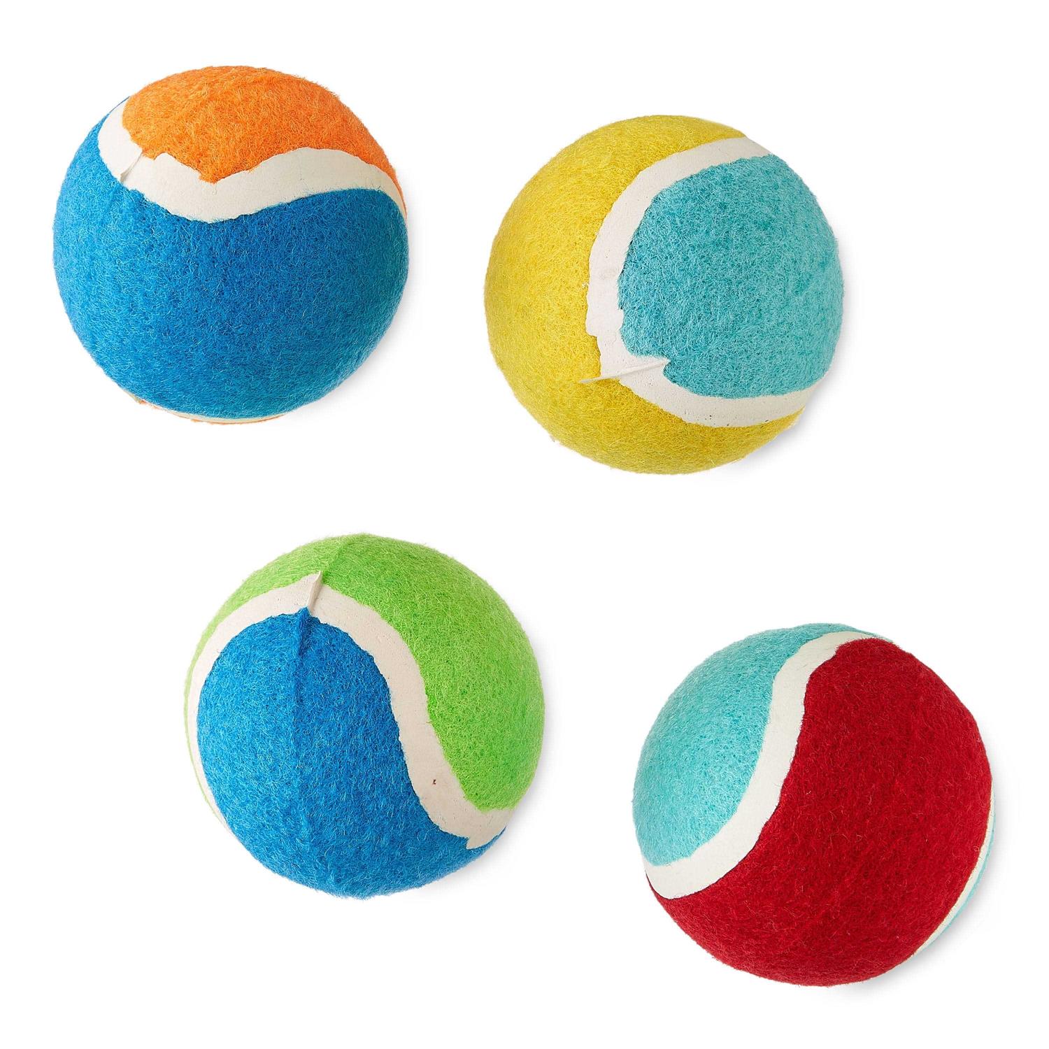 Vibrant Life Tennis Balls Dog Toy Durable Natural Rubber Ball - Pet Supplies online store
