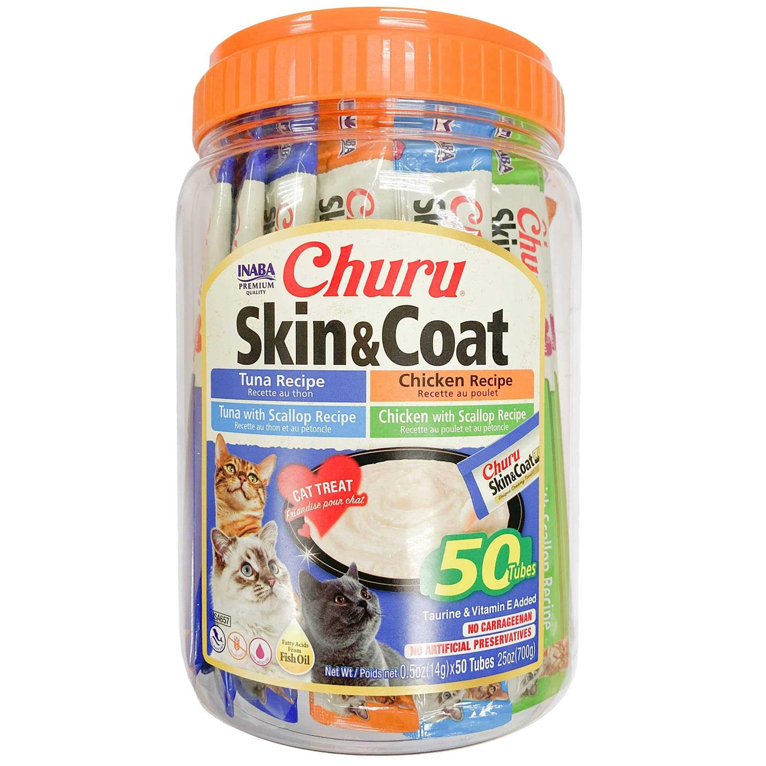 Inaba Churu Skin Coat for Cat 14 Gr - Pet Supplies online store