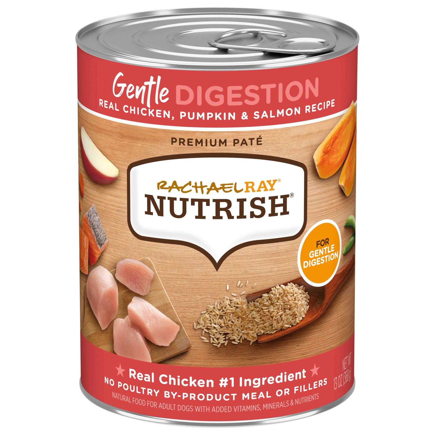 Rachael Ray Nutrish Gentle Digestion Chicken Pumpkin & Salmon Wet Dog Food - Pet Supplies online store