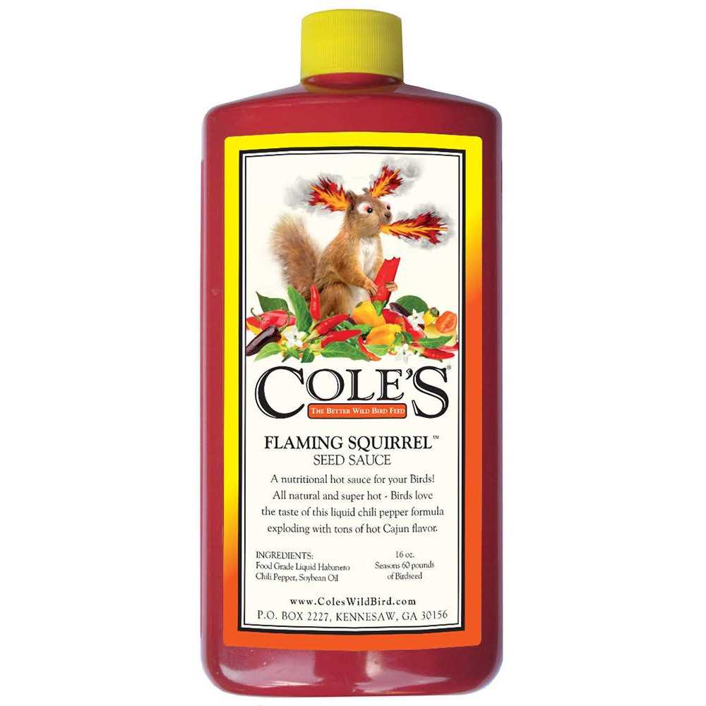 Cole's Flaming Squirrel Seed Sauce - Pet Supplies online store