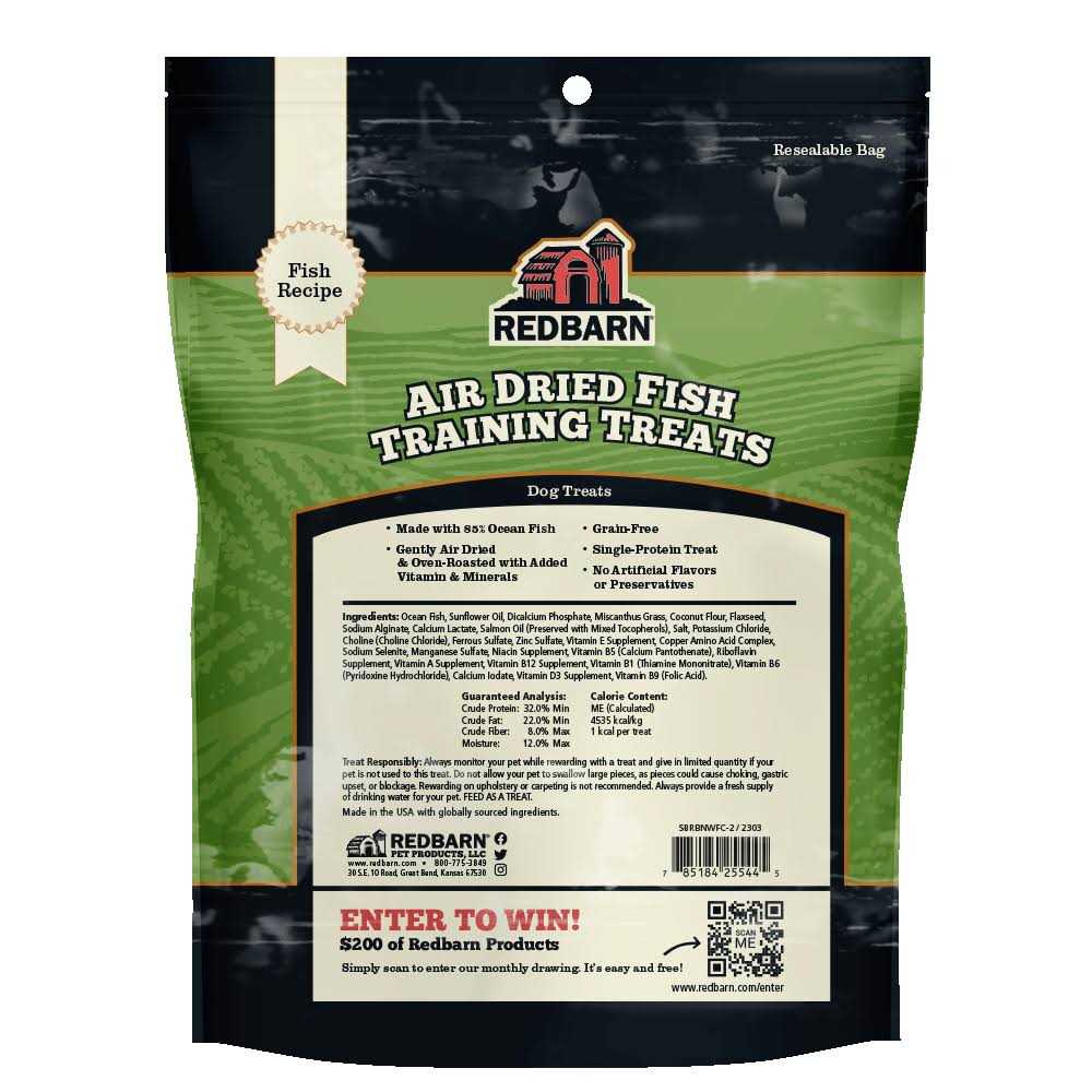 Redbarn Pet Products Whitefish Cuts Dog Treats 4.75 oz - Pet Supplies online store