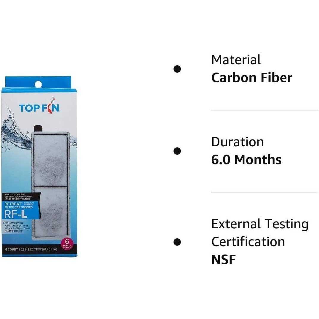 Top Fin Retreat RF-L Filter Cartridges - Pet Supplies online store