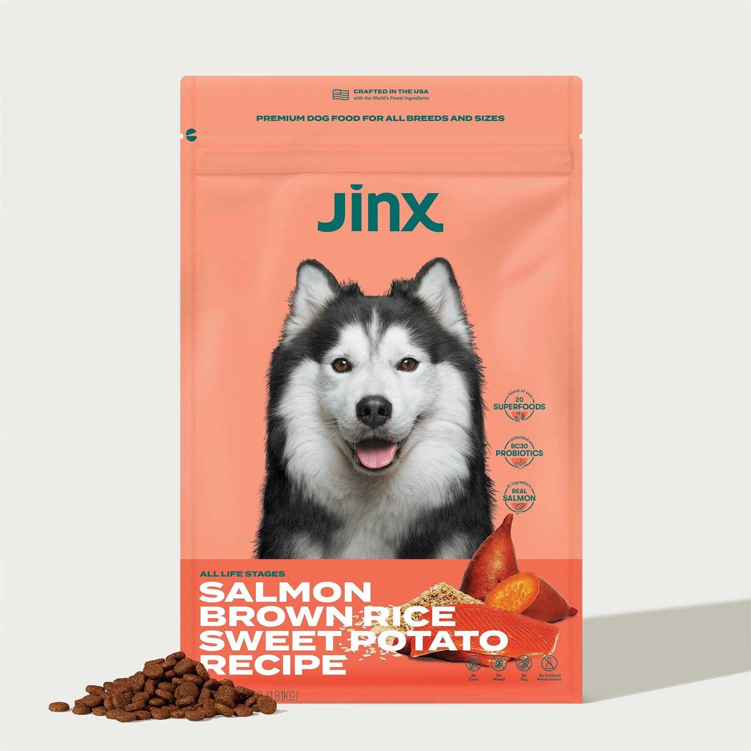 Jinx Salmon Brown Rice & Sweet Potato Dry Dog Food - Pet Supplies online store