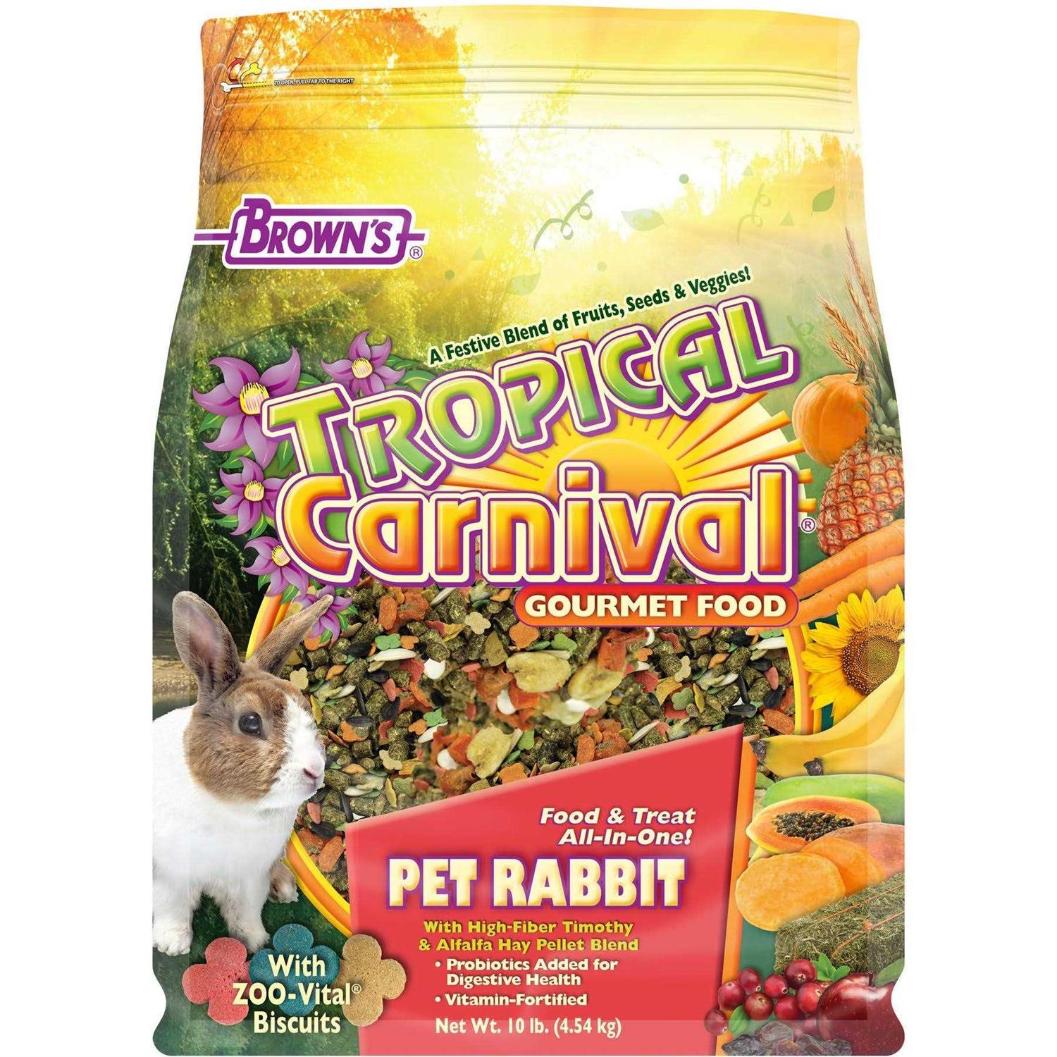 Brown's Tropical Carnival Gourmet Rabbit Food - Pet Supplies online store