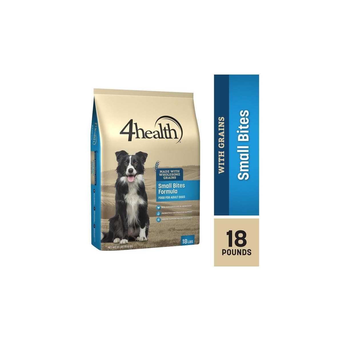 4health with Wholesome Grains Small Bites Adult Chicken Formula Dry Dog Food - Pet Supplies online store