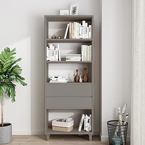 IOTXY Floorstanding Wooden Bookcase with Legs - 67