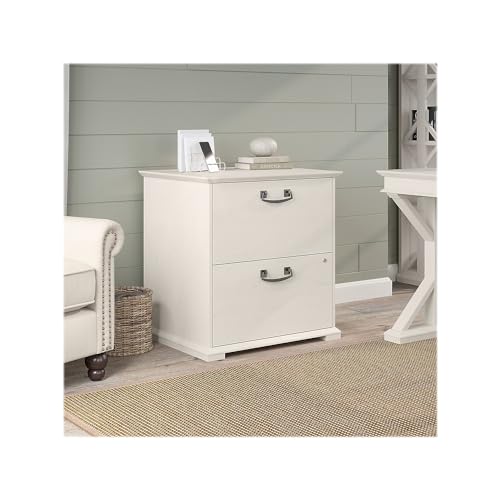Bush Business Furniture Homestead Farmhouse Lateral File Cabinet, Driftwood Gray