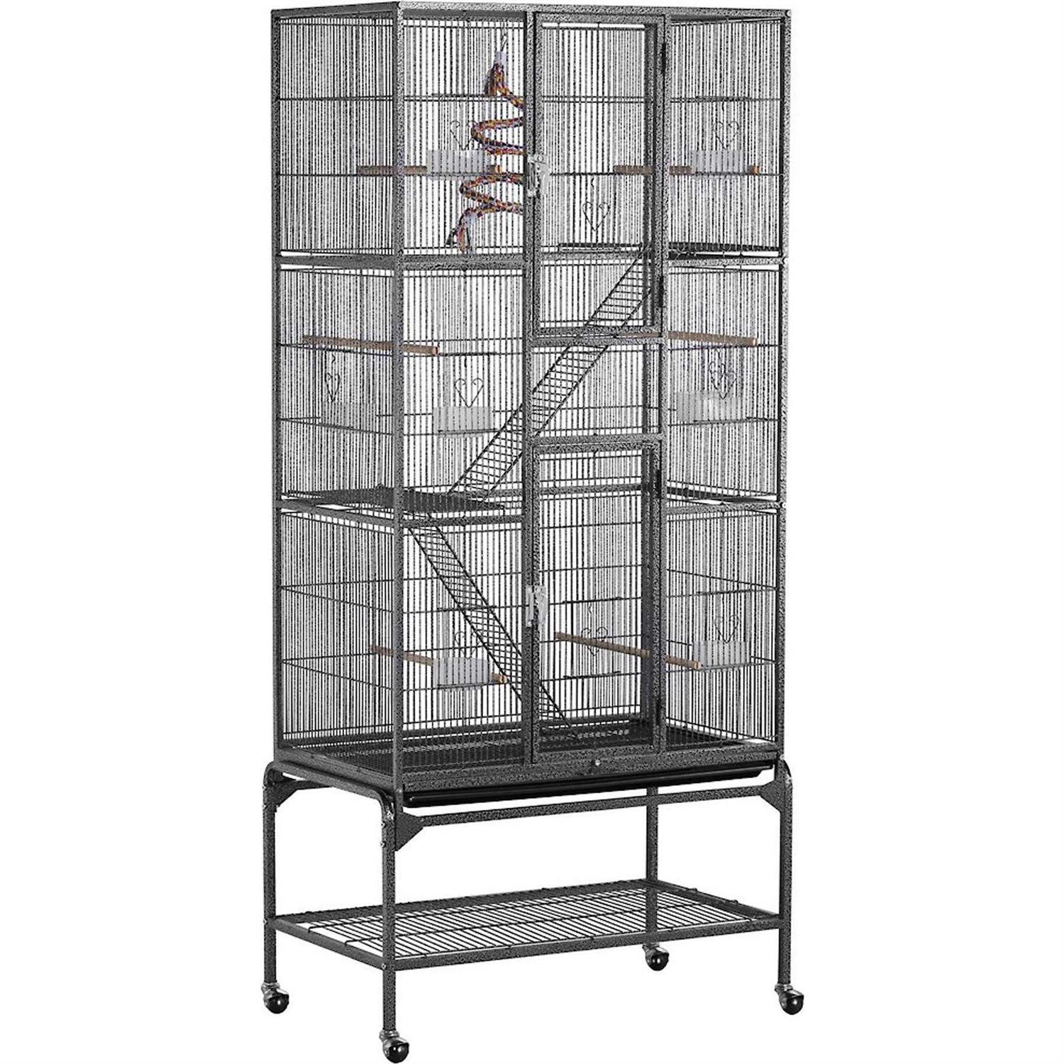 Yaheetech 69-in Parrot Cage with Detachable Stand - Pet Supplies online store
