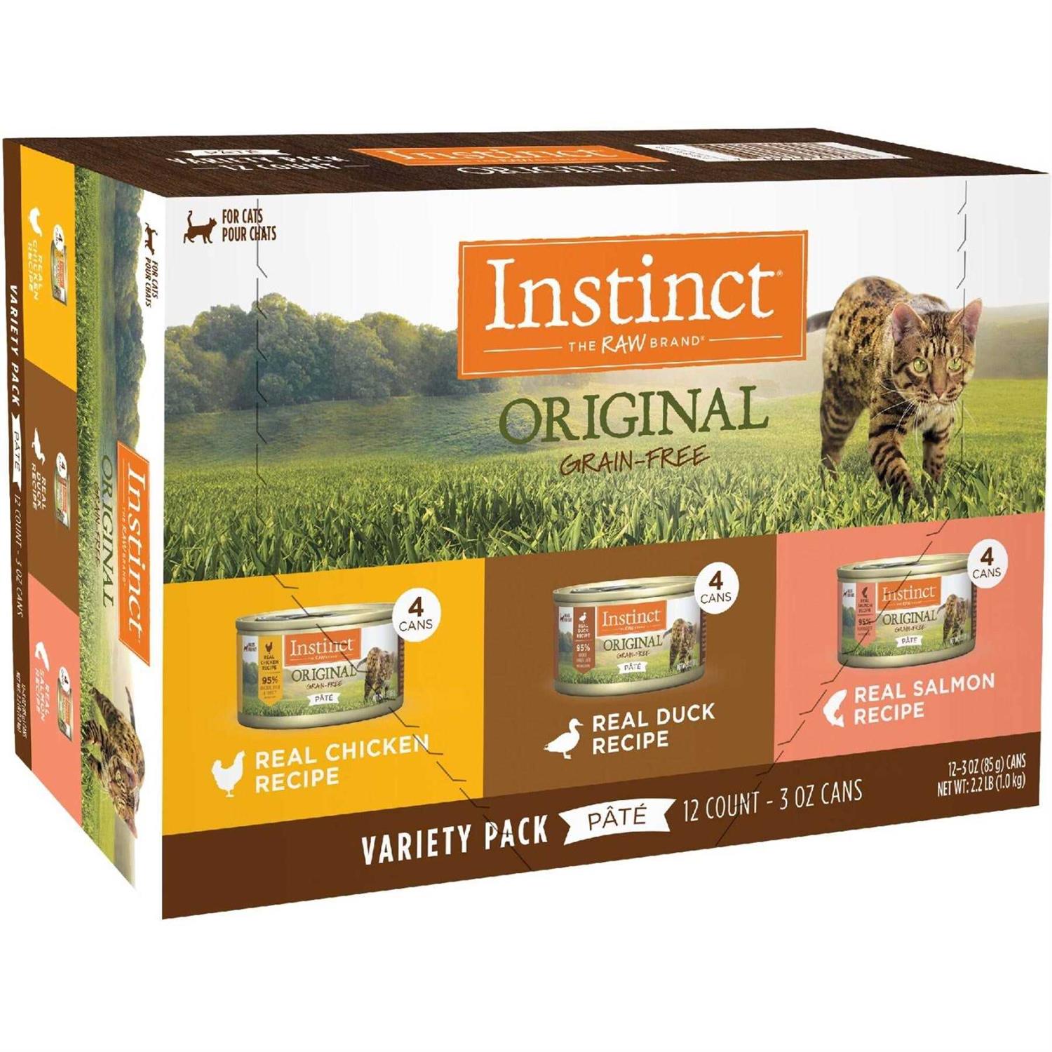 Instinct Grain-Free Recipe Variety Pack Canned Cat Food - Pet Supplies online store