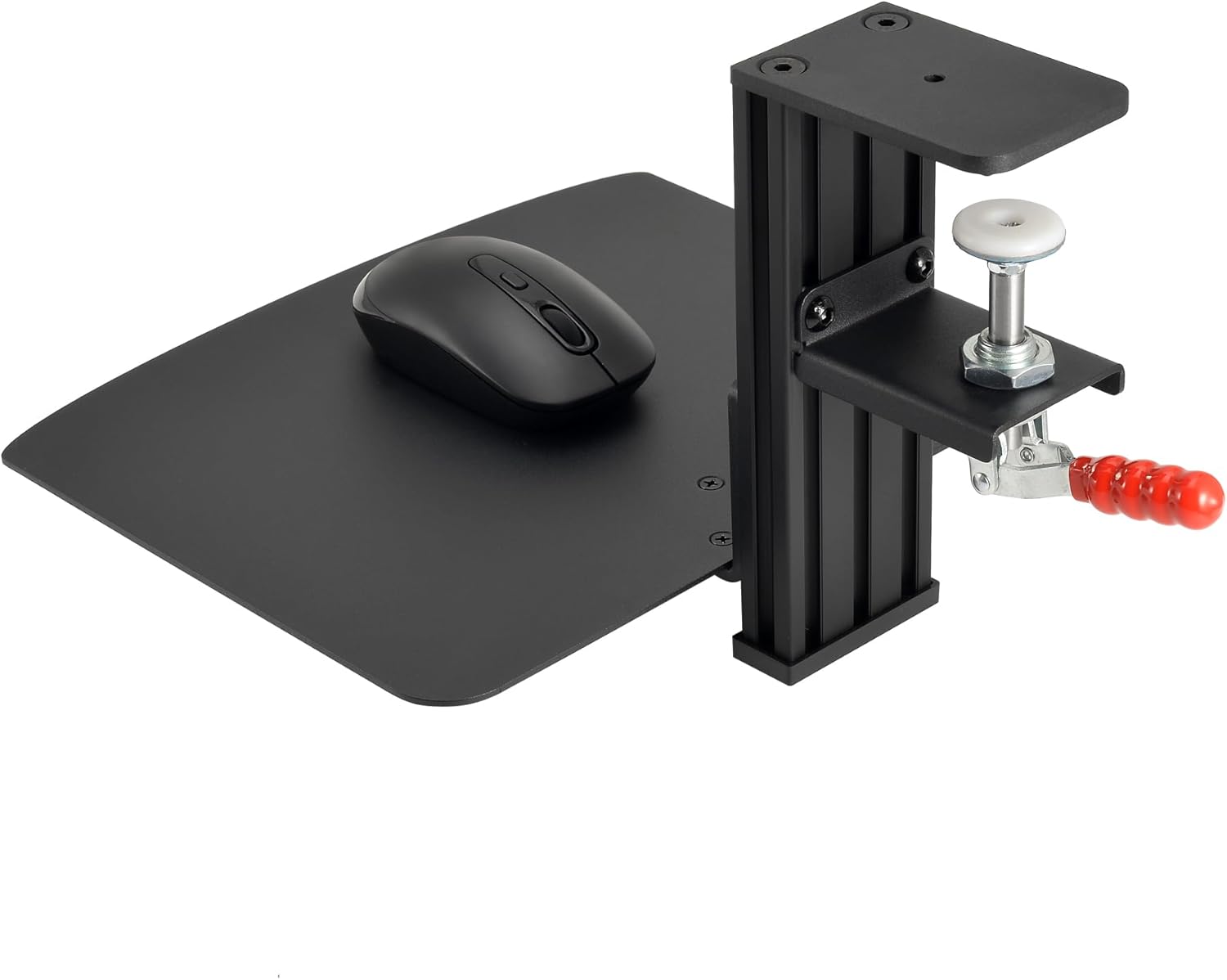 Metal Computer Mouse Desk Mount Pad, 10.63