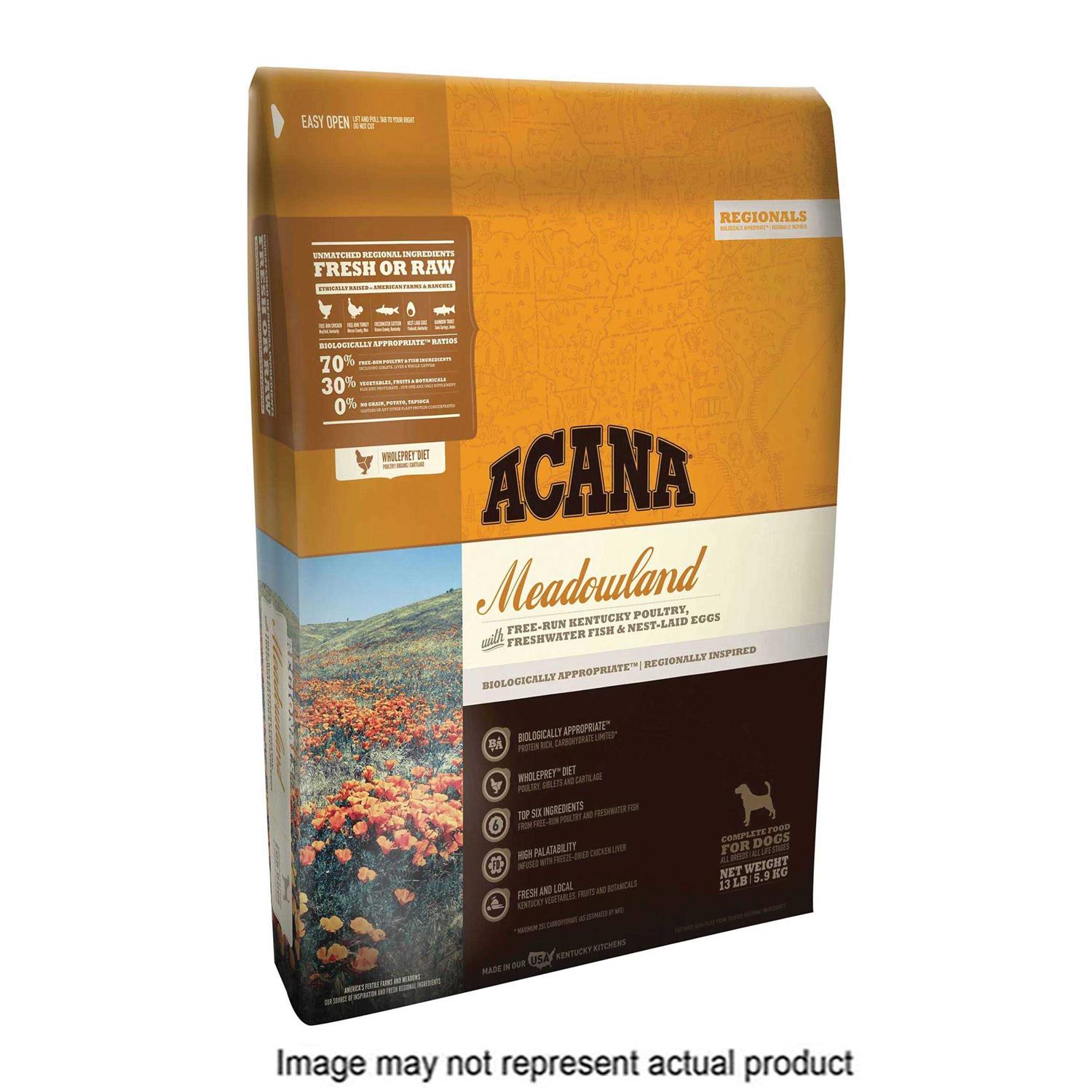 Acana Regionals Meadowland Dry Dog Food - Pet Supplies online store