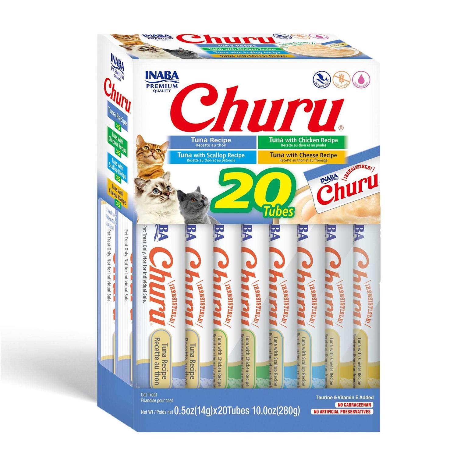 Inaba Tuna Variety Pack Churu Purees Cat Treats - Pet Supplies online store