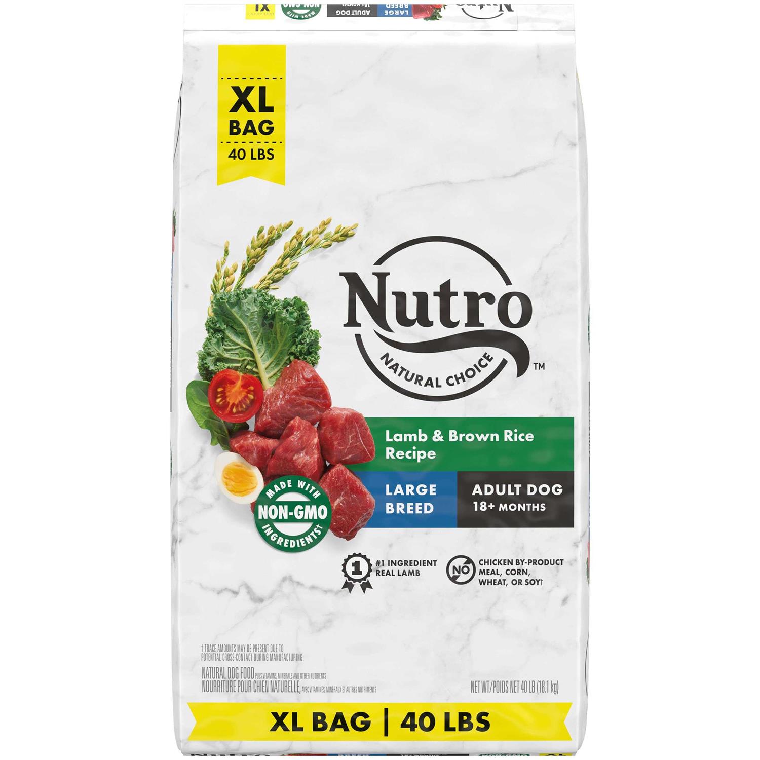 Nutro Natural Choice Large Breed Adult Lamb & Rice Dry Dog Food - Pet Supplies online store