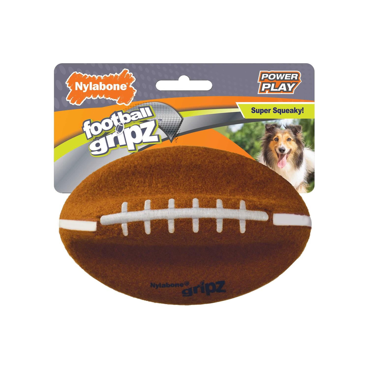 Nylabone Power Play Football Gripz Dog Toy - Pet Supplies online store