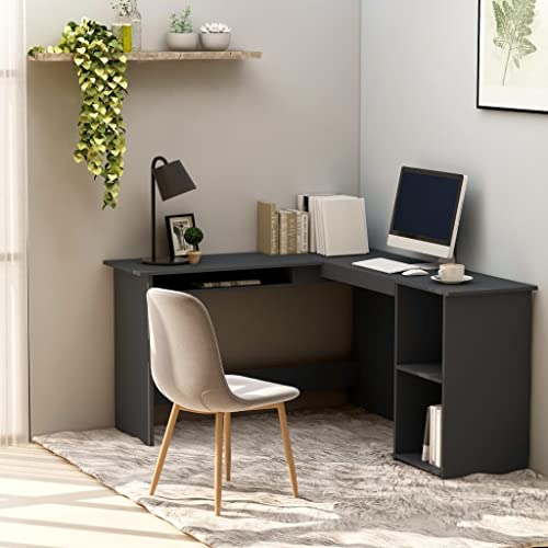 L-Shaped Corner Desk Sonoma Oak 47.2