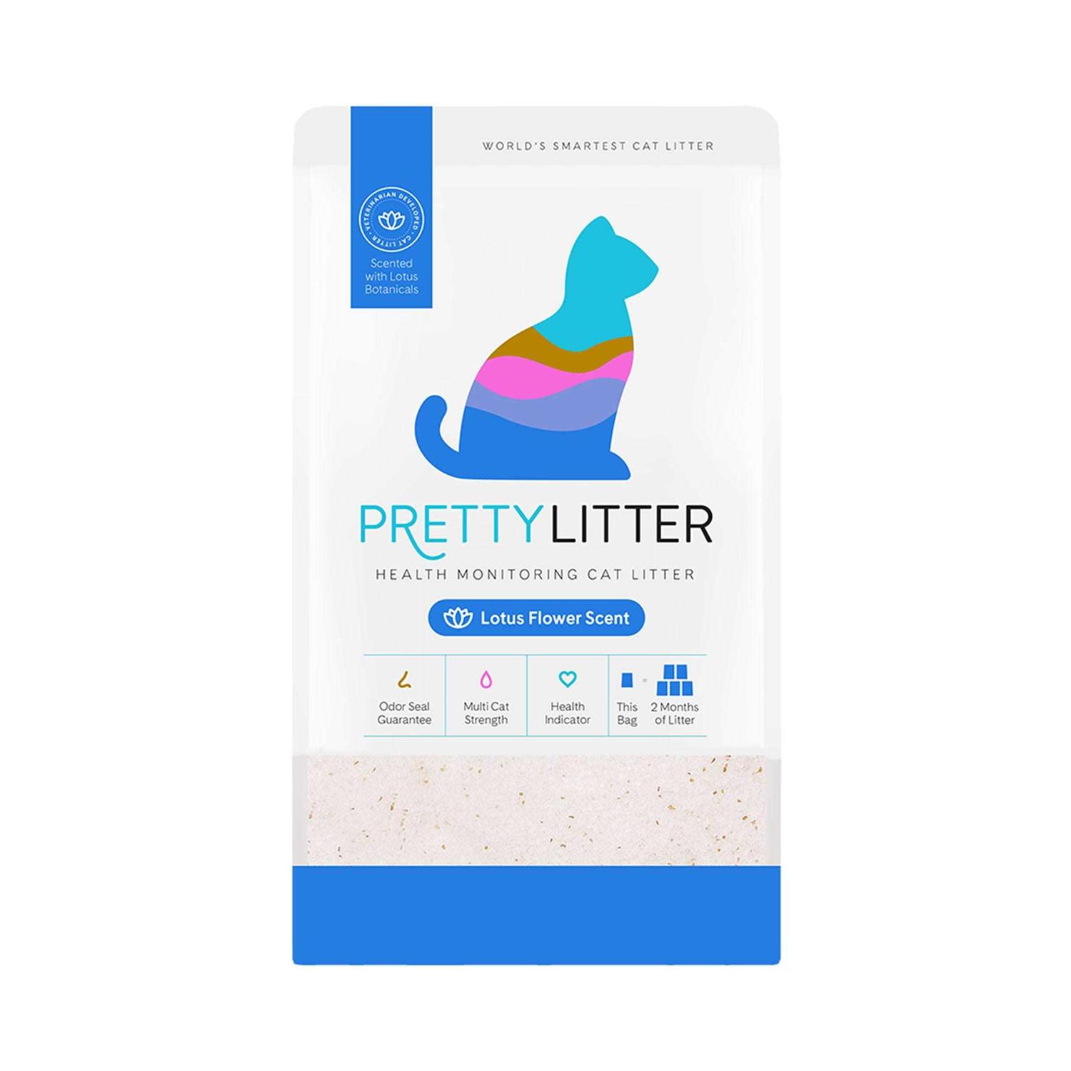 PrettyLitter Lotus Flower Health Monitoring Cat Litter - Pet Supplies online store