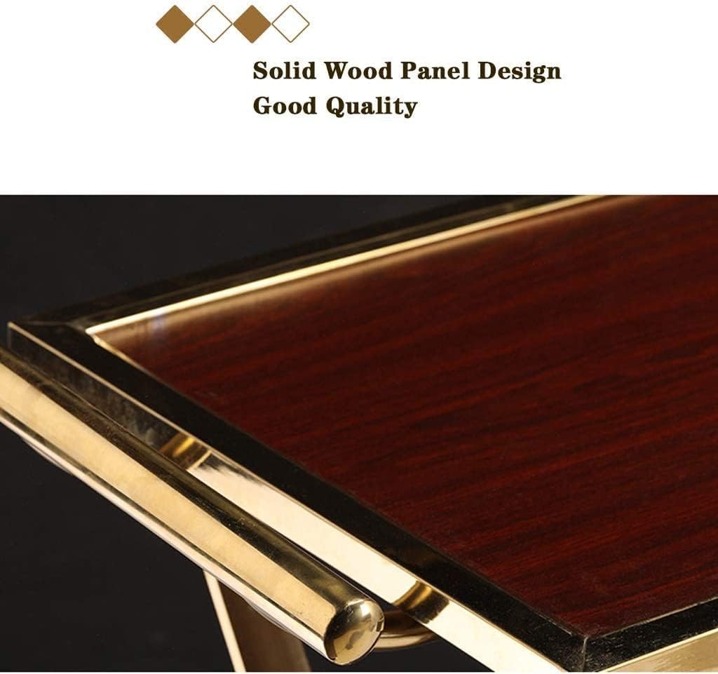 Bar Serving Cart for Hotels Creative Restaurant, Kitchen Trolley Stainless Steel with Wheel Beauty Cart Storage, 3 Tier Catering Clearing Drinks Trolley for Home