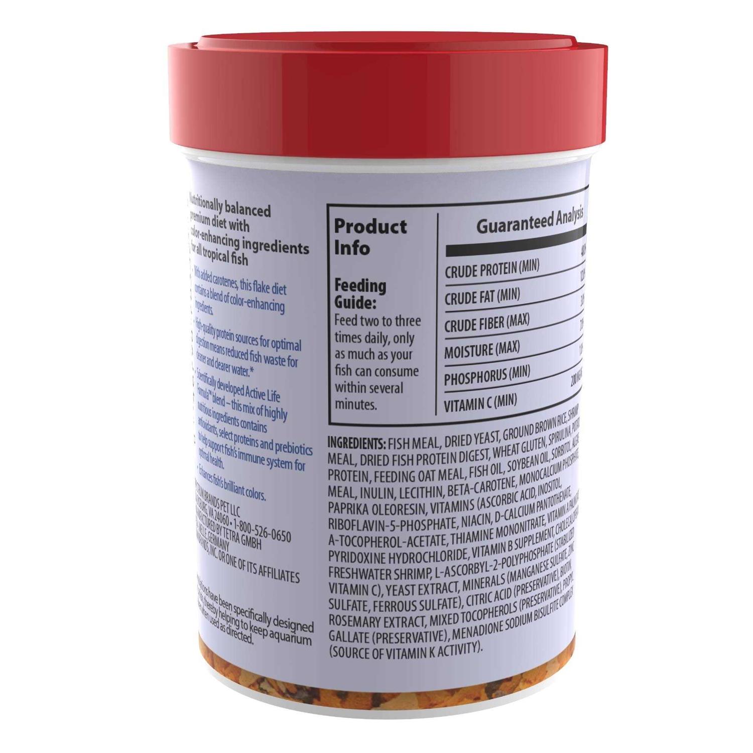 Tetra Tetracolor Select Tropical Flakes - Pet Supplies online store