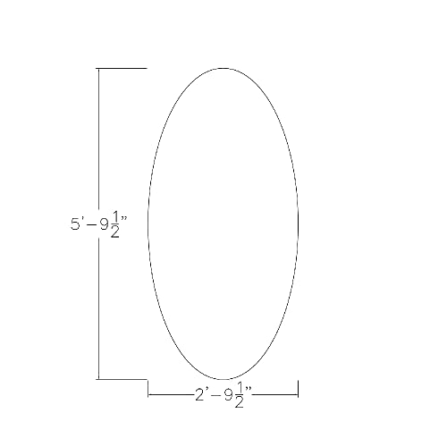 4 Person Oval Conference Table with Silver Post Legs | Harmony Series | 6x3 Meeting Room Table | Blonde Sufside Ash