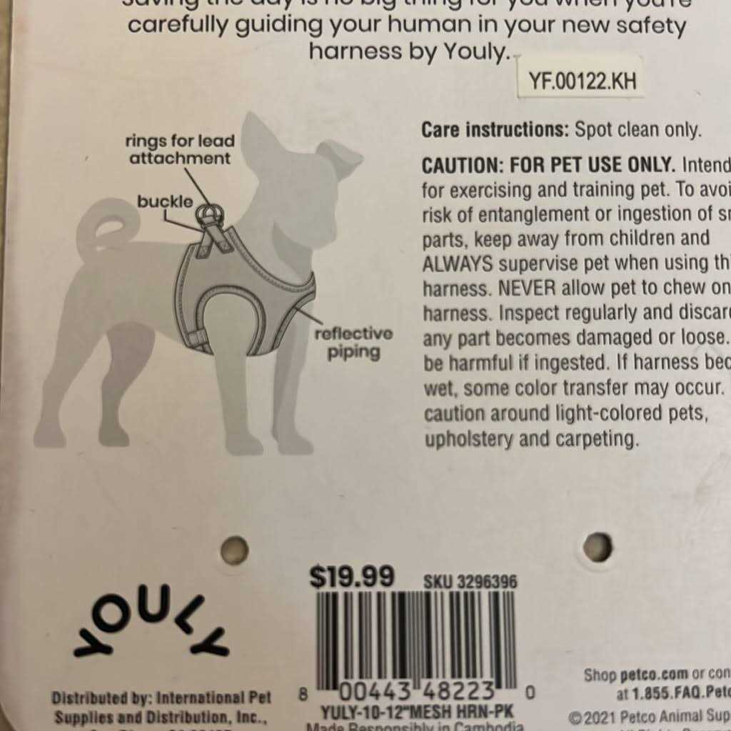 YOULY Mesh Dog Harness - Pet Supplies online store