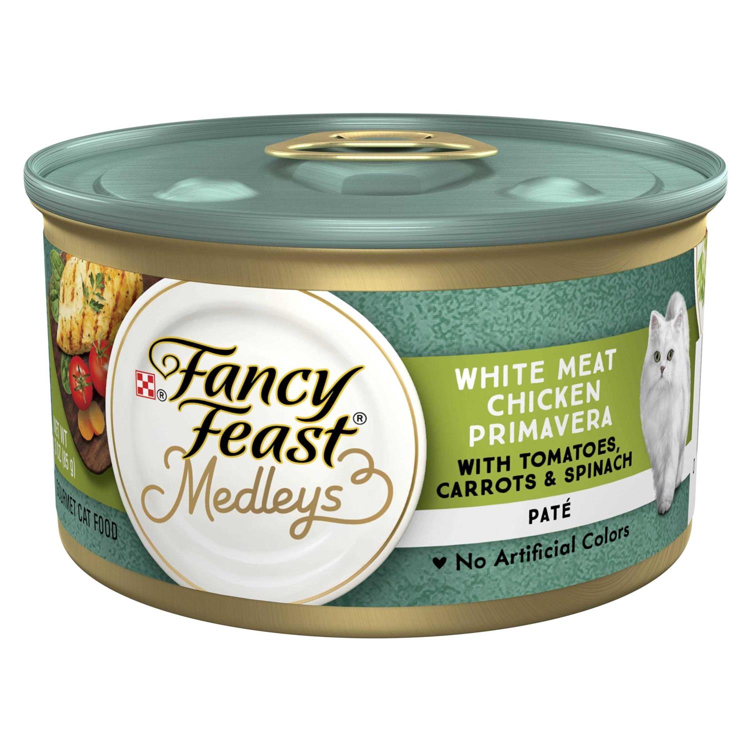 Fancy Feast Medleys Shredded White Meat Chicken Fare Wet Cat Food - Pet Supplies online store