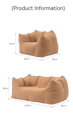 Ultimate Comfort Meets Versatility:Creamy Double Seater Sofa,Sleep or Lounge,Removable Covers,Ideal for Bedroom and Trendy Balconies (Pink,Single Sofa)