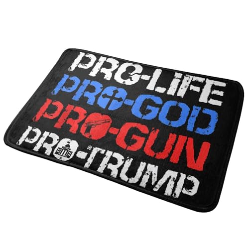 Pro-Life â€‹pro God Pro Gun Pro Trump Ultra Soft Area Rug for Living Room Indoor Decoration Non Slip Carpet Bedroom Mat Nursery Office Home Decor
