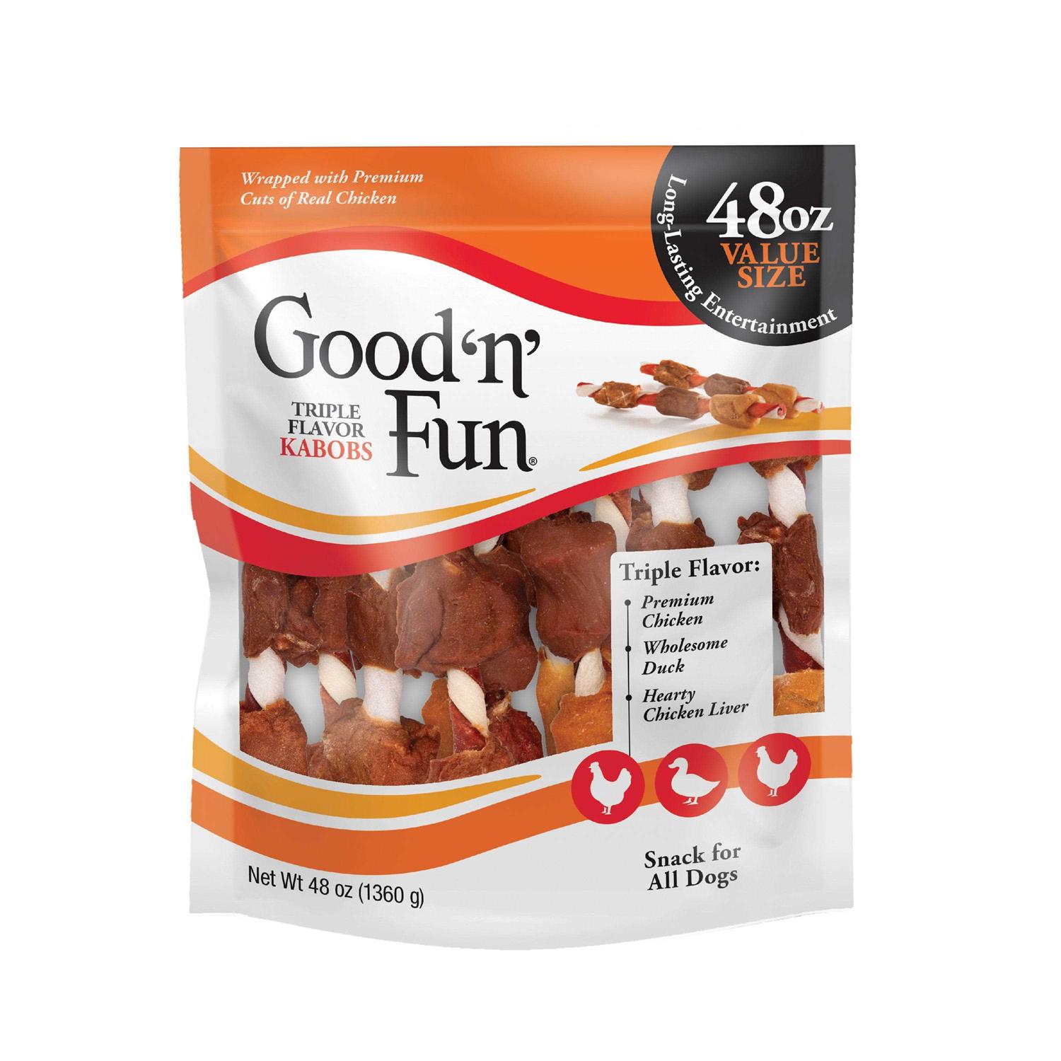 Good 'n' Fun Triple Flavor Kabobs - Pet Supplies online store