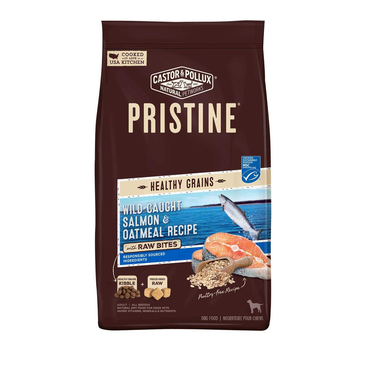 Castor & Pollux Pristine Wild Caught Salmon & Oatmeal Dog Food - Pet Supplies online store