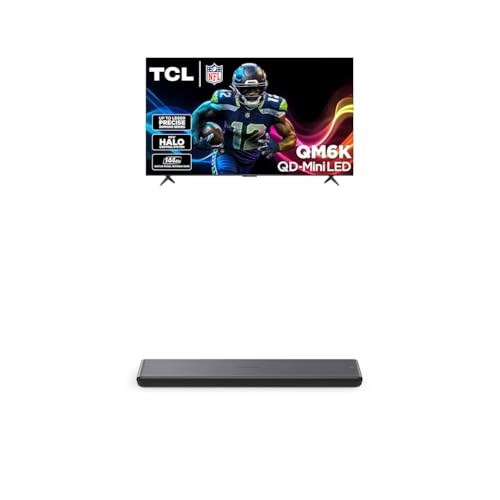 TCL 65-Inch Class QM6K Series QD-Mini LED 4K UHD Google Smart TV Best Value Mini-LED TV - QLED, 144hz, 288hz Gaming Rate, High Contrast Screen, Onkyo Audio, Dolby Atmos (65QM6K, 2025 Model)