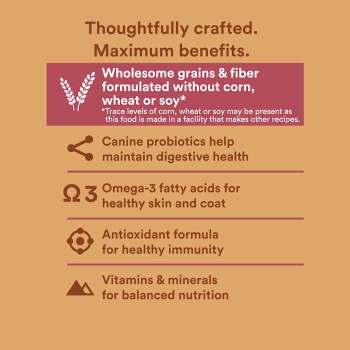 WholeHearted Whole Grains with Pork Beef & Lamb Dry Dog Food - Pet Supplies online store