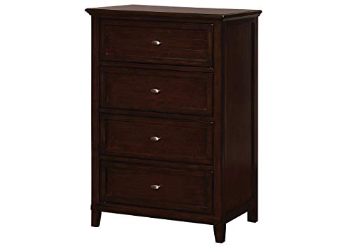 William's Home Furnishing Brogan Chest, Brown Cherry
