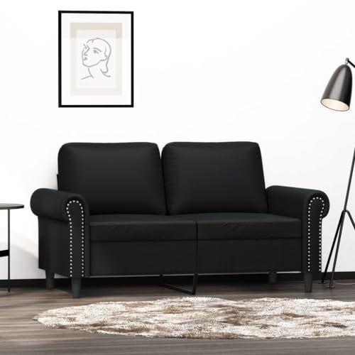 2-Seater Sofa,Seating Furniture,Upholstered Sofas,Accent Sofas,Centre Sofas,Casual Sofas,Reception Sofas,for Living Room,Bedroom,Apartment,Office, Black 47.2
