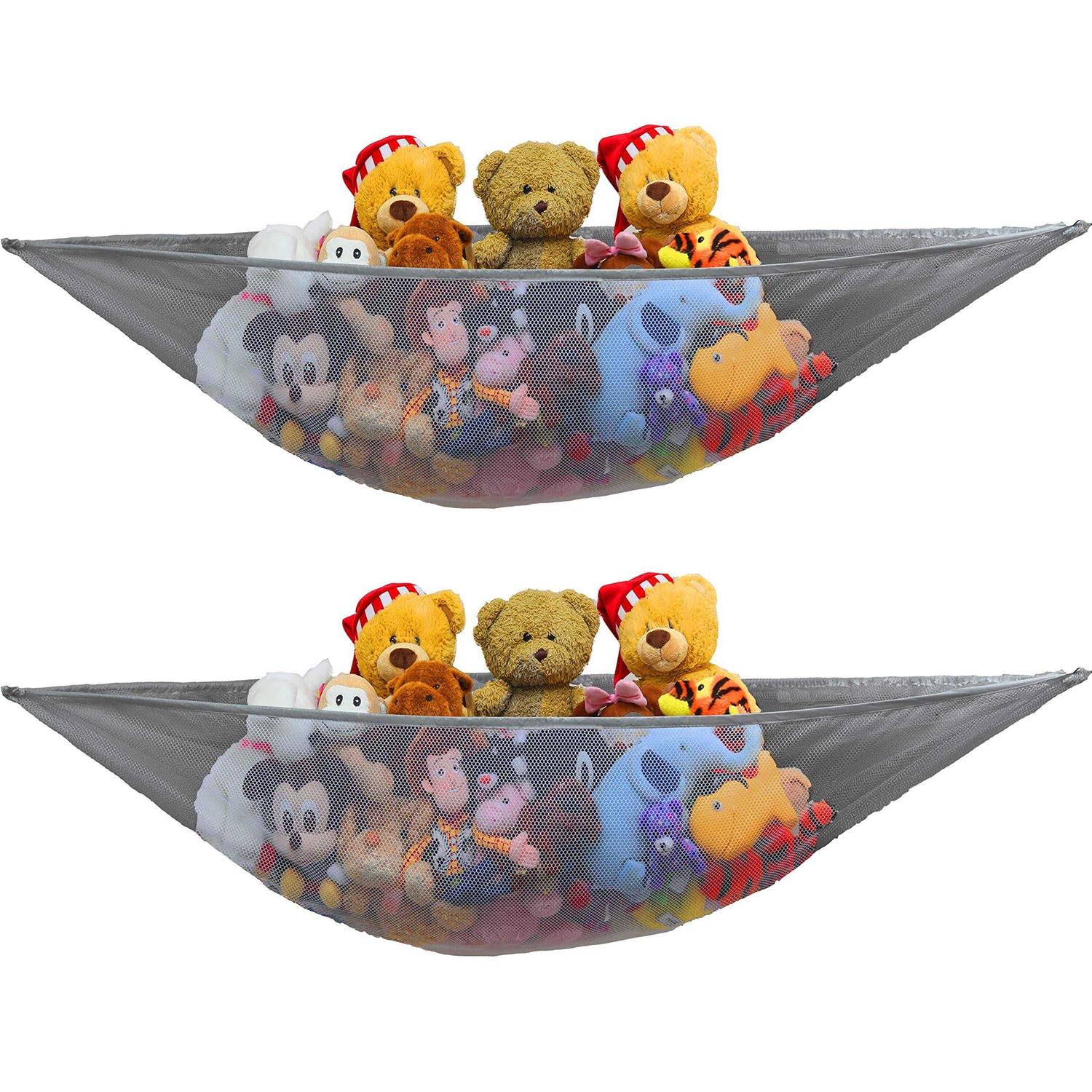 2 PK SimpleHouseware Stuffed Animals Jumbo Toy Storage Hammock - Pet Supplies online store