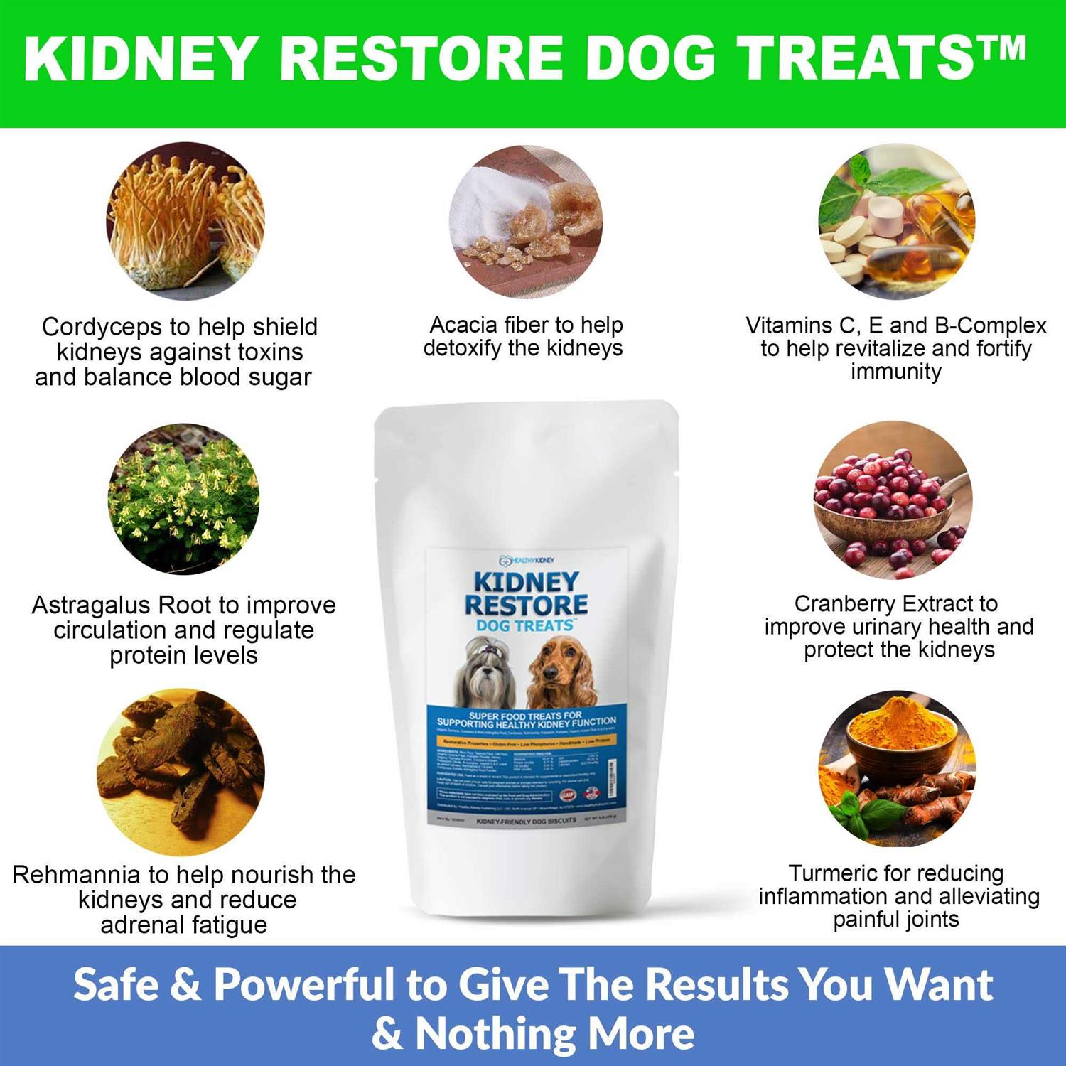 Kidney Restore Bacon Dog Treats Low Protein Dog Treats for Kidney Support for Dogs. Renal Treats for Any Kidney Dog Diet - Pet Supplies online store