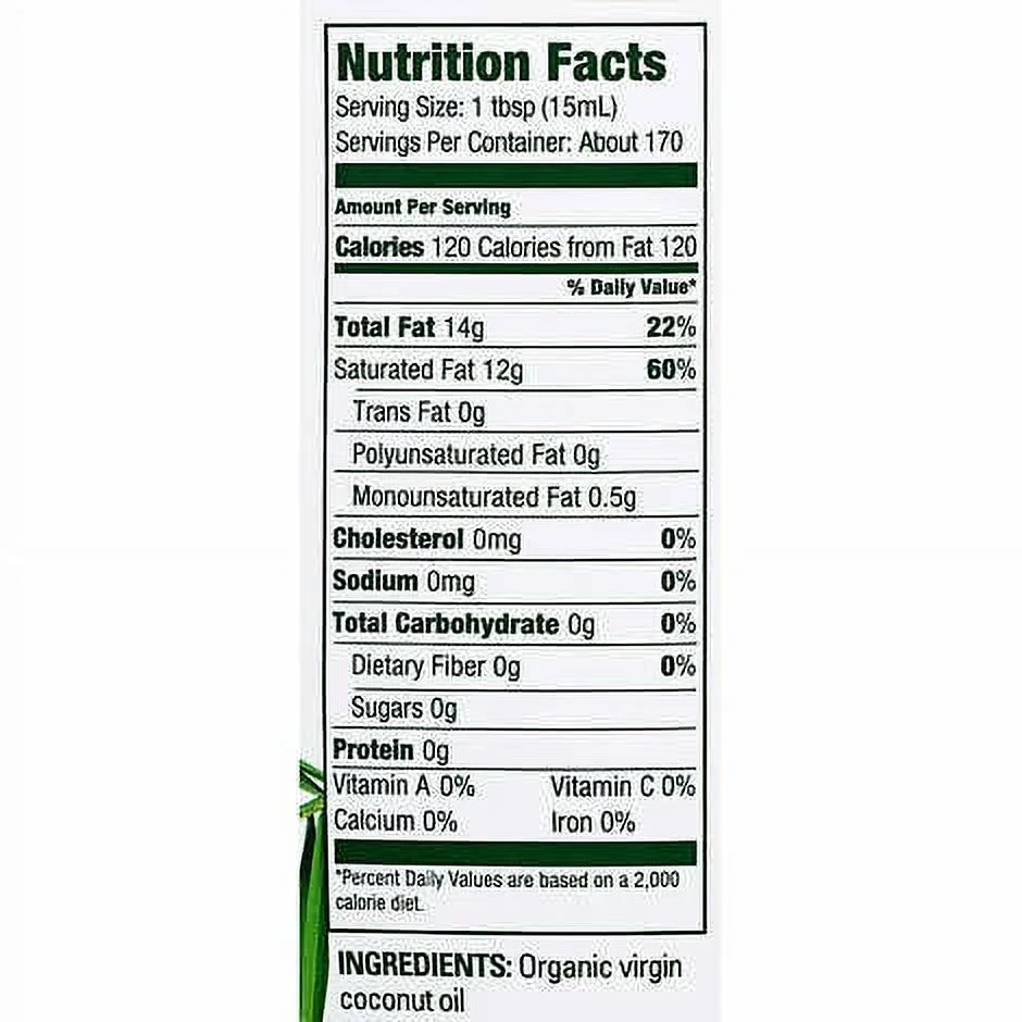 Organic Coconut Oil, 84 fl. oz. USDA Organic