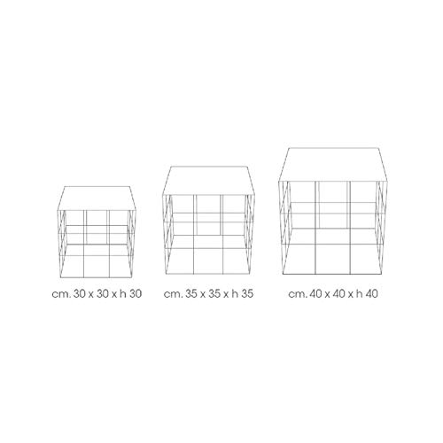 Living Room Tables Nest of 3 Coffee Tables, Metal Square Coffee Table Bedroom Office Side Table Space Saving Stackable End Table, Grey