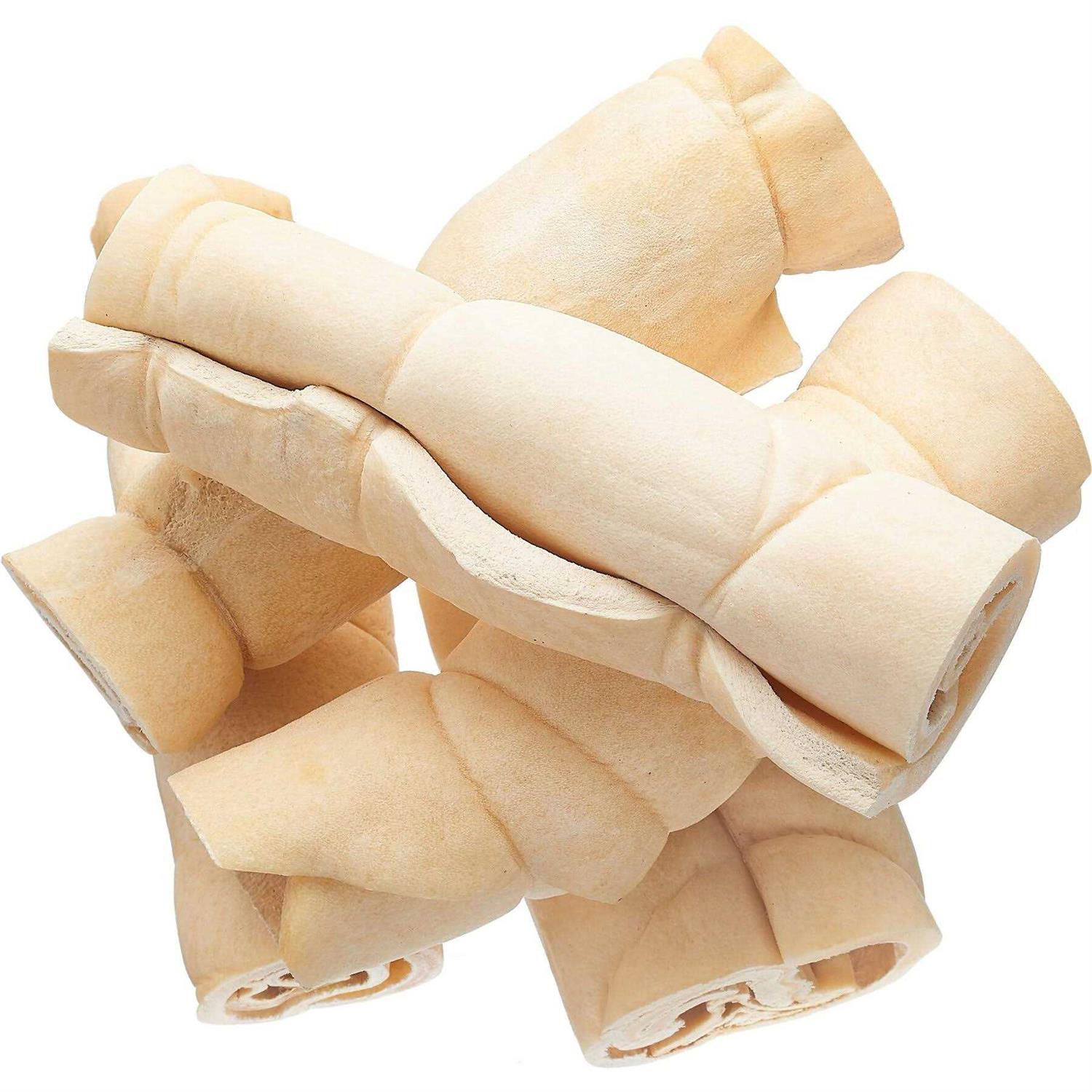 Bones & Chews Water Buffalo Cheek Rolls Dog Chew - Pet Supplies online store