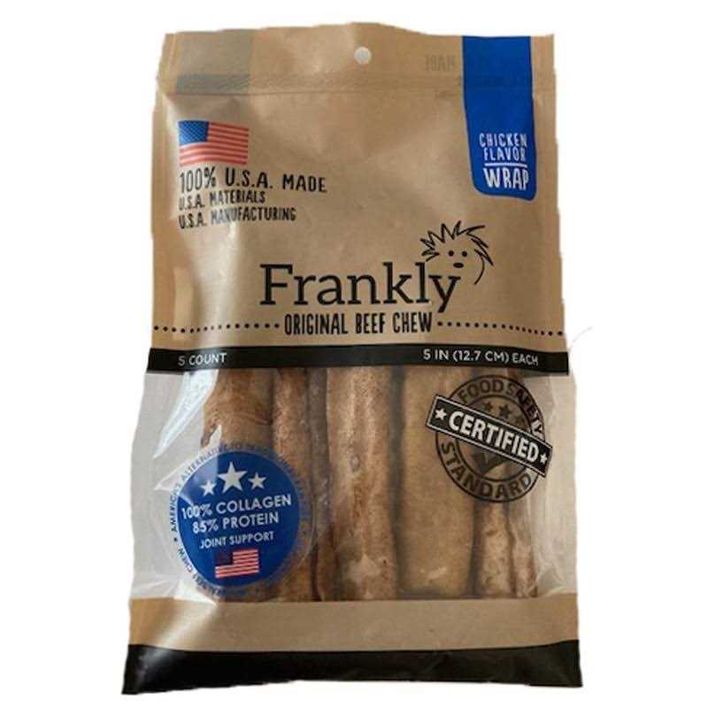 Frankly Wraps Chicken 5-6 inch 5 Pack - Pet Supplies online store