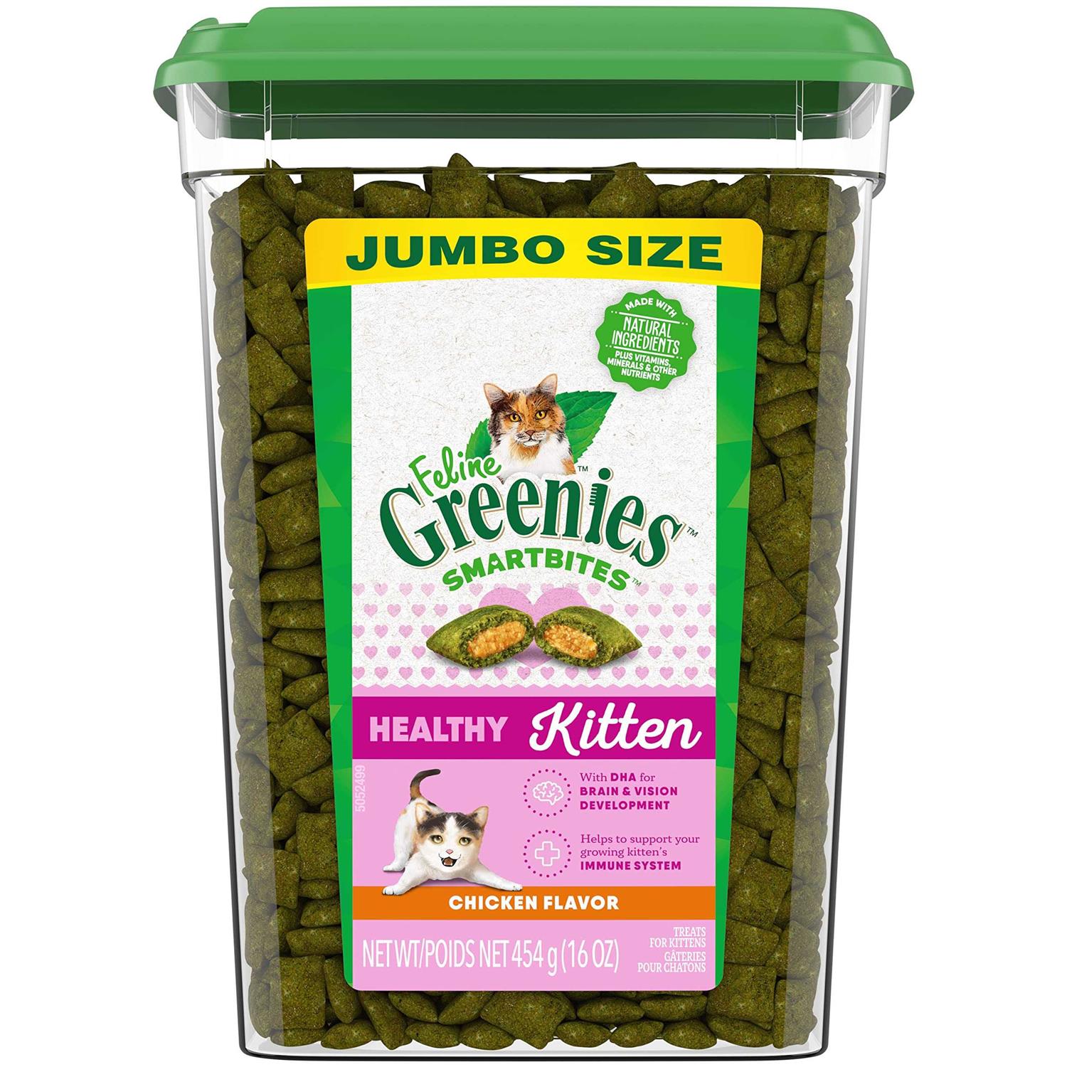 Feline Greenies Smartbites Healthy Kitten Chicken Cat Treats - Pet Supplies online store