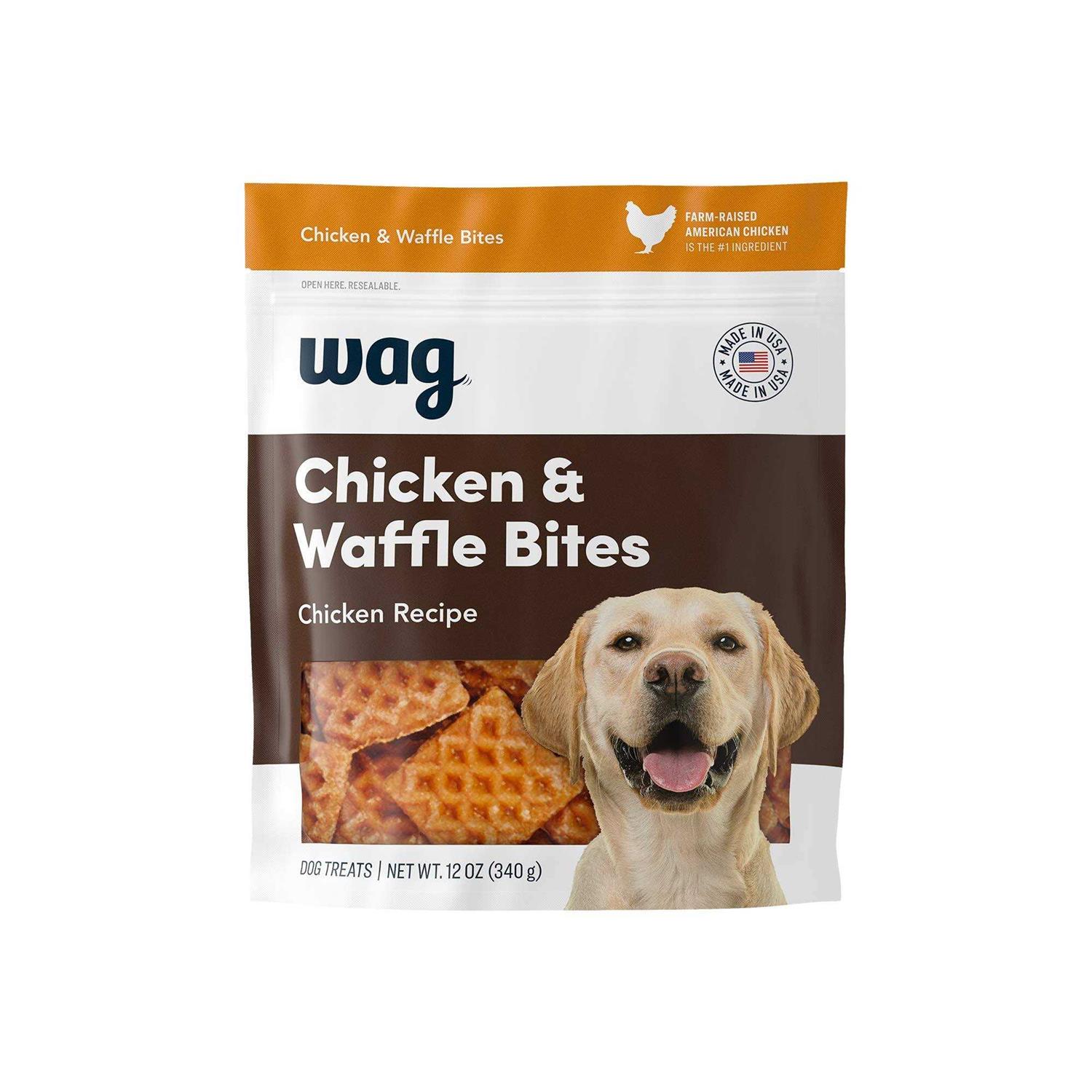 Amazon Brand Wag Treats Chicken and Waffle Bites - Pet Supplies online store