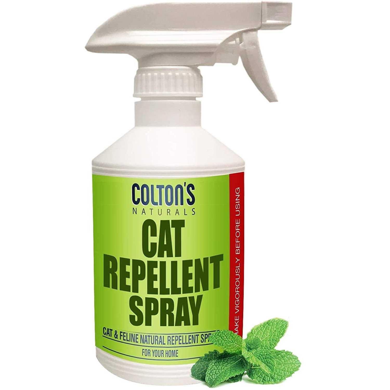 colton's naturals Cat Repellent Outdoor Spray Indoor 32 OZ 100% Organic & Natural Yard Furniture Repellant - Pet Supplies online store