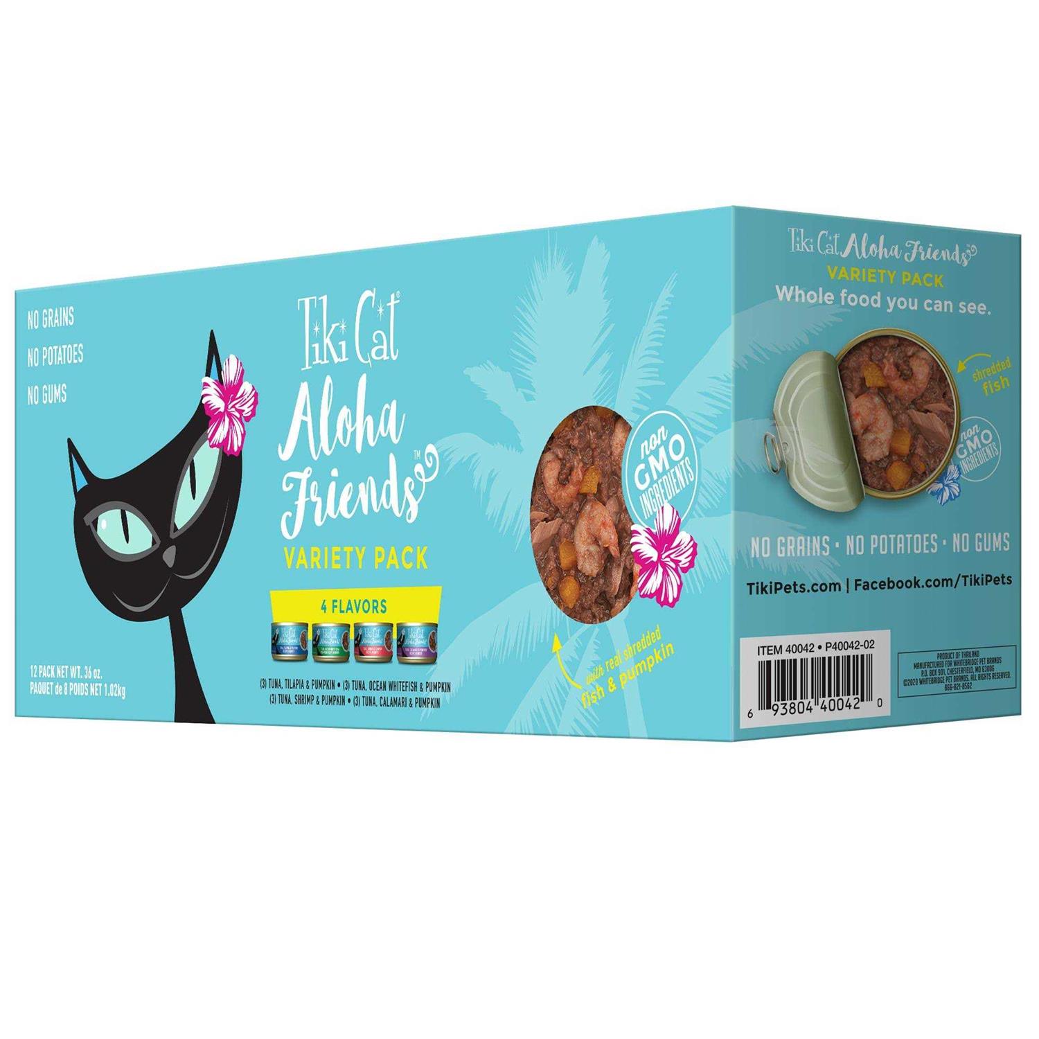 Tiki Cat Aloha Friends Variety Pack Cat Food - Pet Supplies online store