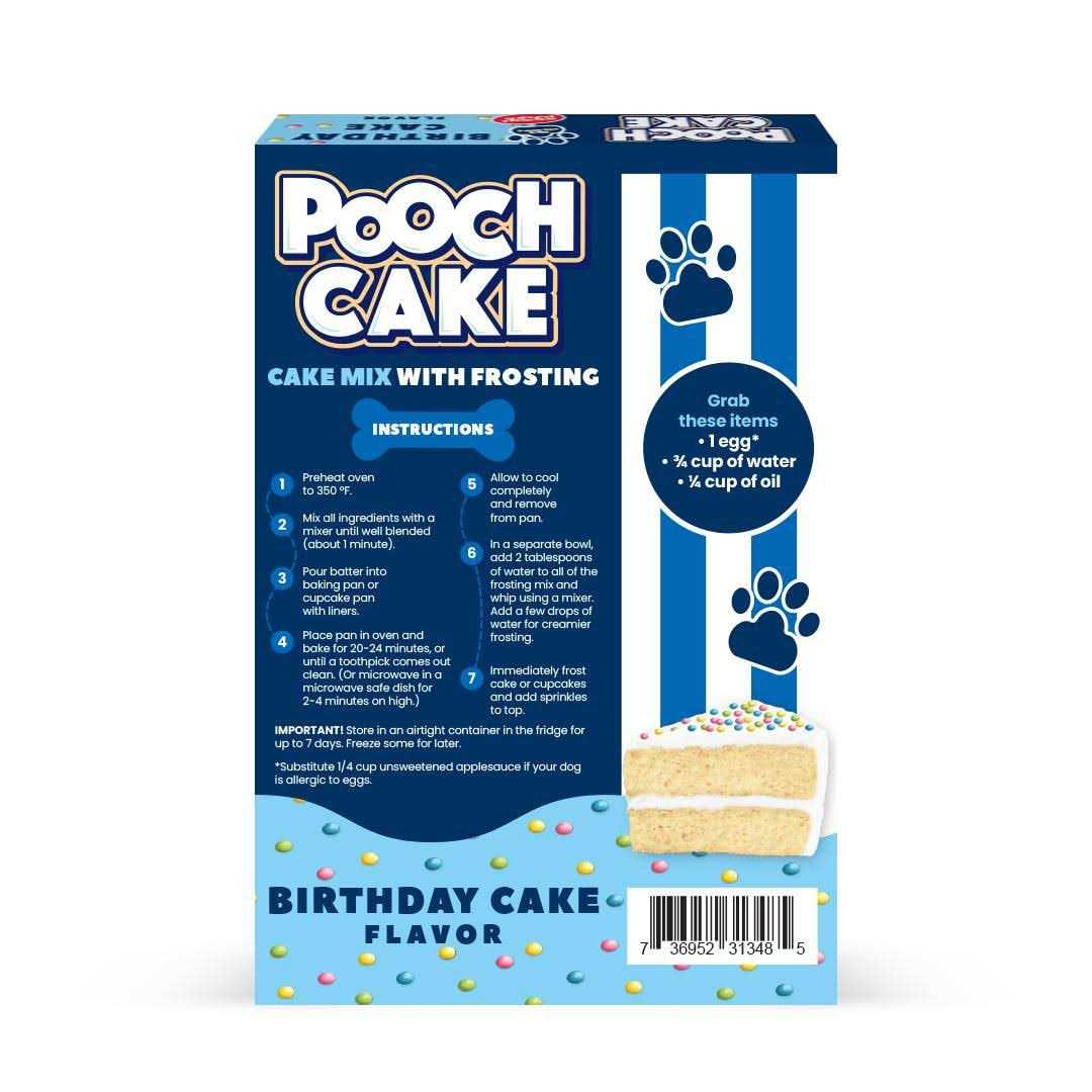 Pooch Cake Birthday Cake Mix for Dogs with Sprinkles - Pet Supplies online store